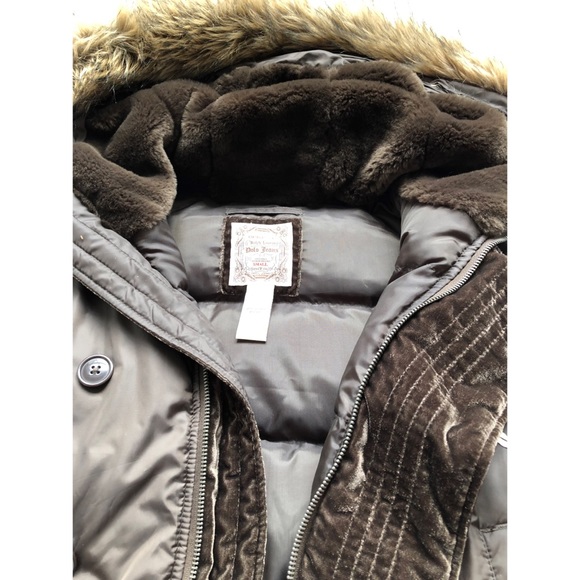 Ralph Lauren Polo Jeans Brown Puffer Coat, Size Small - Picture 10 of 10
